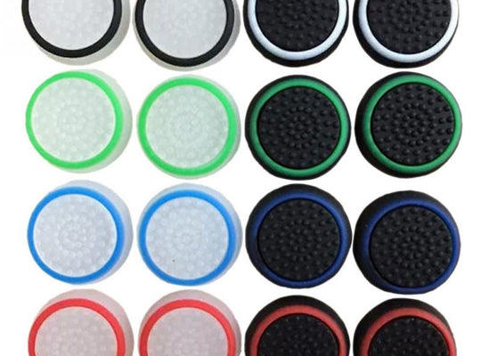 EK 8 Pairs Silicone Thumb Stick Grip Caps for PS4/ Xbox one Game Controllers