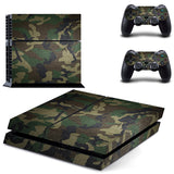 Green Camouflage Decal PS4 Skin