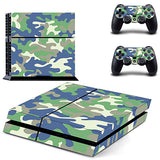 Green Camouflage Decal PS4 Skin