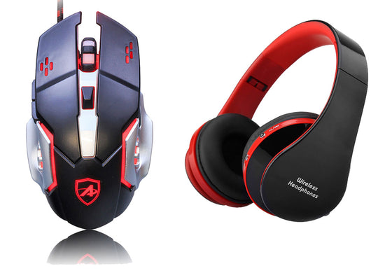 Gaming Mouse And Headset Combo