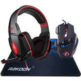 EK 3PC Gaming Headset Mouse and Mouse pad combo