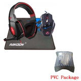EK 3PC Gaming Headset Mouse and Mouse pad combo