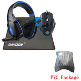 EK 3PC Gaming Headset Mouse and Mouse pad combo