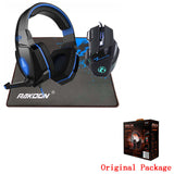 EK 3PC Gaming Headset Mouse and Mouse pad combo