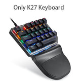 Single Handed Keyboard and Mouse Gaming Combo