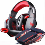 EK Backlit Gaming Headset and Gaming Mouse