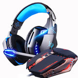 EK Backlit Gaming Headset and Gaming Mouse