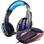 EK Backlit Gaming Headset and Gaming Mouse