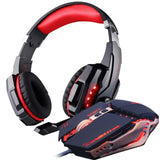 EK Backlit Gaming Headset and Gaming Mouse