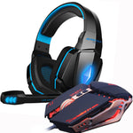 EK Backlit Gaming Headset and Gaming Mouse